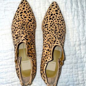Dolce vita leopard booties